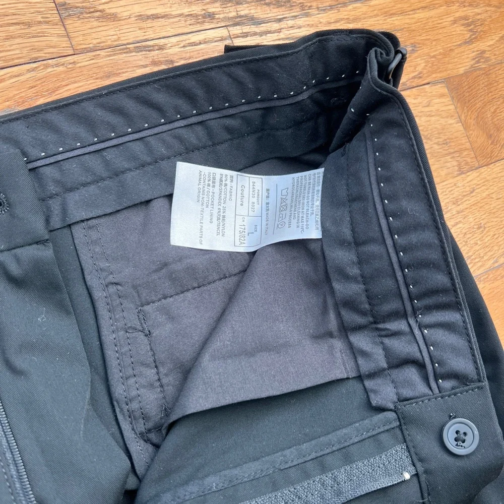 Spider cotton blend black Pants adjustable waist Waist sz 30-32